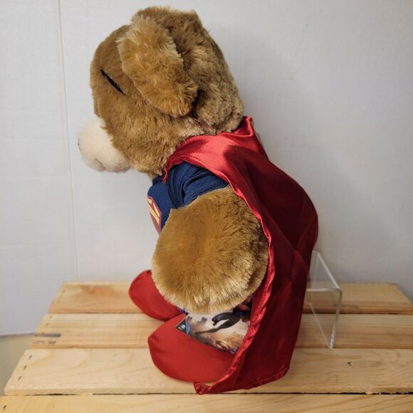 BAB Build-A-Bear Superman Man Of Steel Bear w/ Clothes NWT - Picture 4 of 5